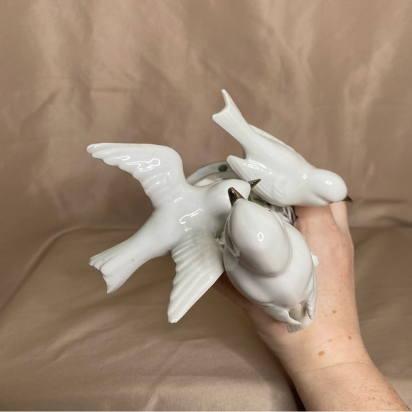 Gerold Porzellan Bavaria Porcelain Birds Figurine - Picture 4 of 9